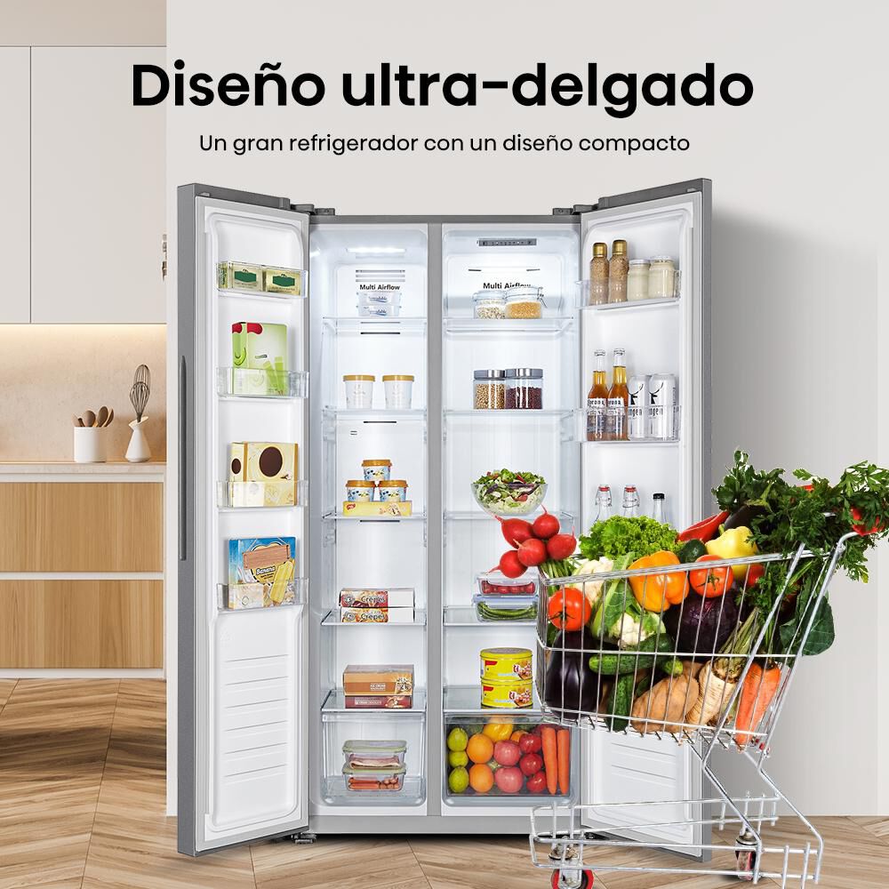 Refrigerador Side by Side Hisense RC-56WS / No Frost / 428 Litros / A+ image number 2.0